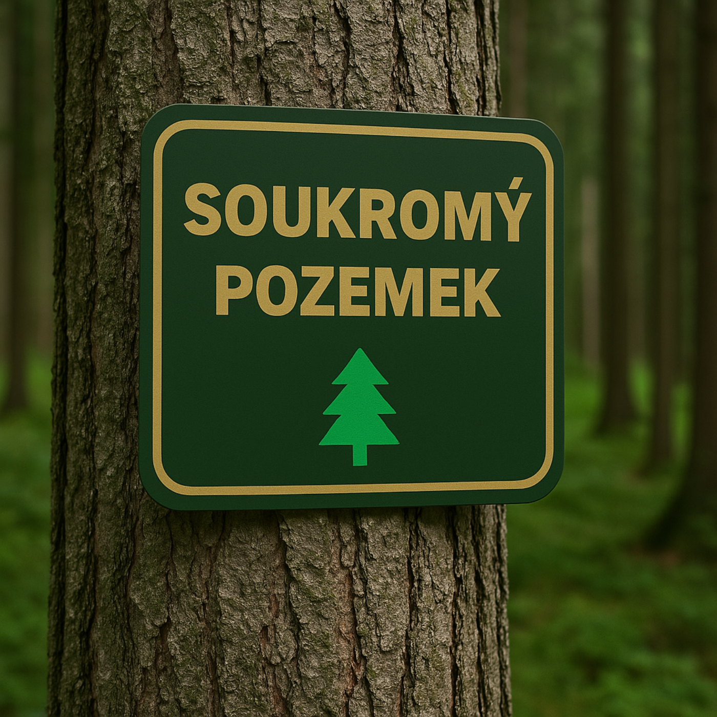 Reference – Cedule soukromý pozemek